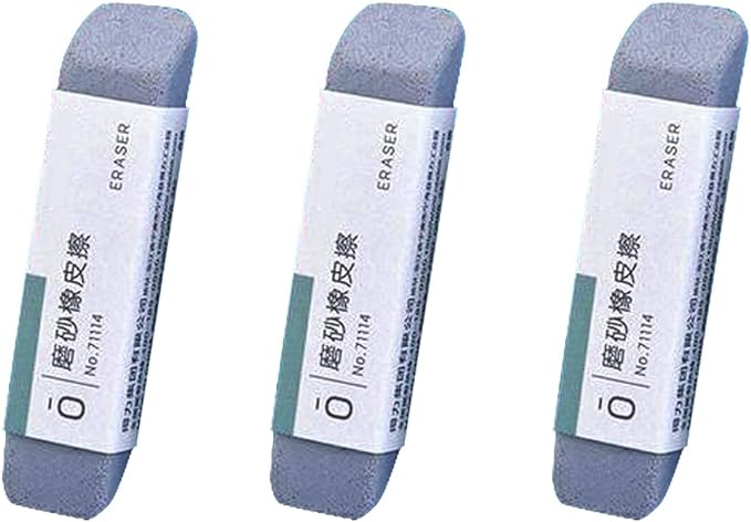 Sand Eraser 3-Pack, Designed to Remove Colored Pencil and Ink Markings