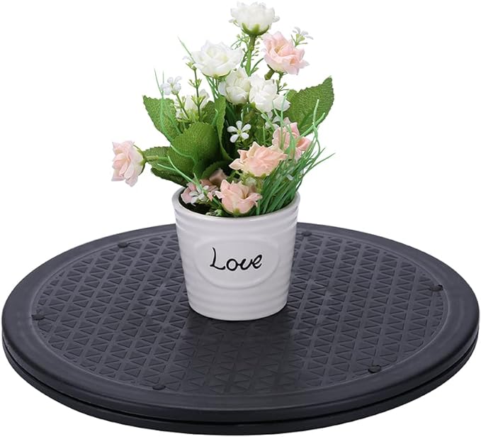 12 Inch Heavy Duty Rotating Swivel Steel Ball Bearings Stand Monitor/TV/Turntable/Lazy