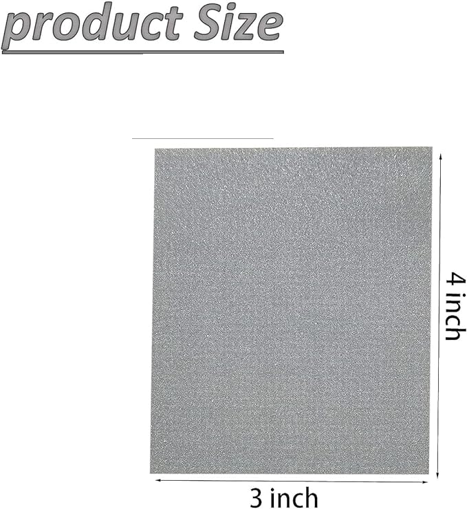 20 PCS 3 x 4 Inch 3000 Grit Sanding Sponge, Ultra Fine Sanding Sponges Pads, Soft Foam Hand Sander Block Wet Dry Sandpaper for Model Drywall Metal Wood Furniture Polishing (3000 Grit)