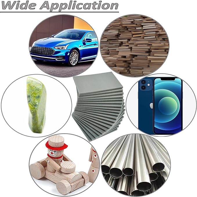 20 PCS 3 x 4 Inch 3000 Grit Sanding Sponge, Ultra Fine Sanding Sponges Pads, Soft Foam Hand Sander Block Wet Dry Sandpaper for Model Drywall Metal Wood Furniture Polishing (3000 Grit)