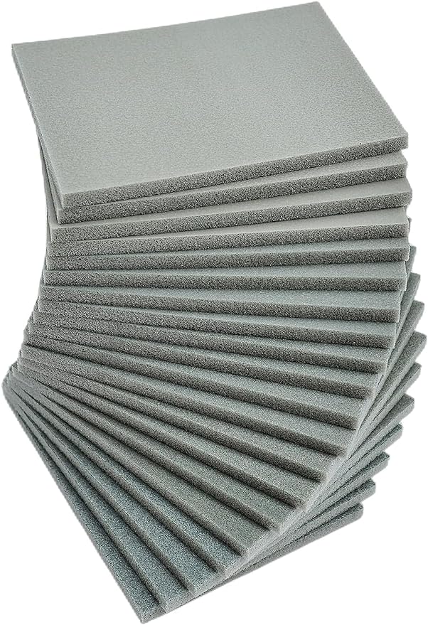 20 PCS 3 x 4 Inch 3000 Grit Sanding Sponge, Ultra Fine Sanding Sponges Pads, Soft Foam Hand Sander Block Wet Dry Sandpaper for Model Drywall Metal Wood Furniture Polishing (3000 Grit)