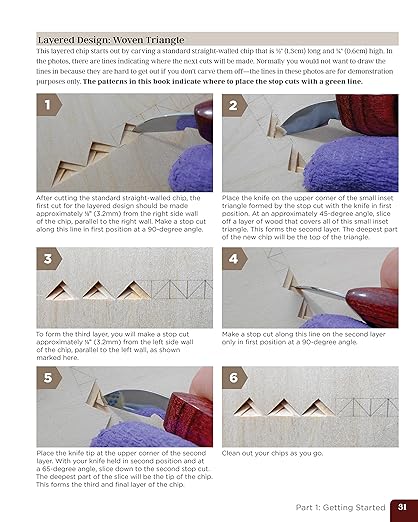 Chip Carving Starter Guide: Learn to Chip Carve with 24 Skill-Building Projects (Fox Chapel Publishing) Beginner-Friendly Step-by-Step with Full-Size Patterns that Start Simply, then Slowly Progress Paperback – November 2, 2021