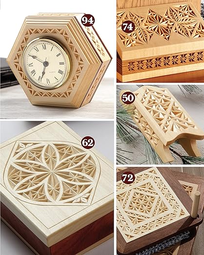 Chip Carving Starter Guide: Learn to Chip Carve with 24 Skill-Building Projects (Fox Chapel Publishing) Beginner-Friendly Step-by-Step with Full-Size Patterns that Start Simply, then Slowly Progress Paperback – November 2, 2021