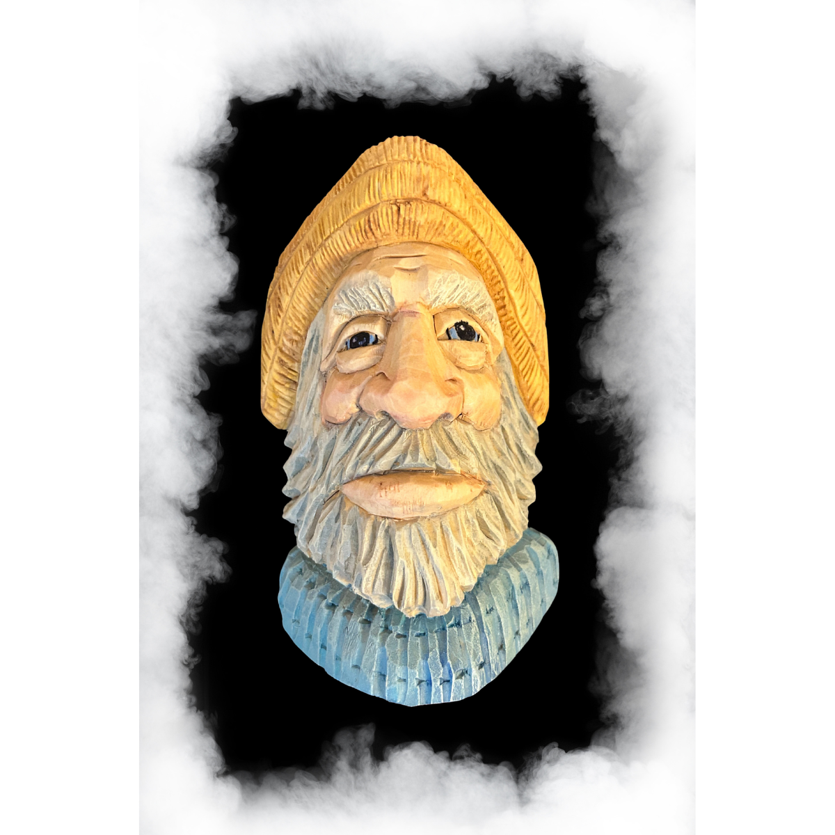 roughout lighthouse keeper woodcarving