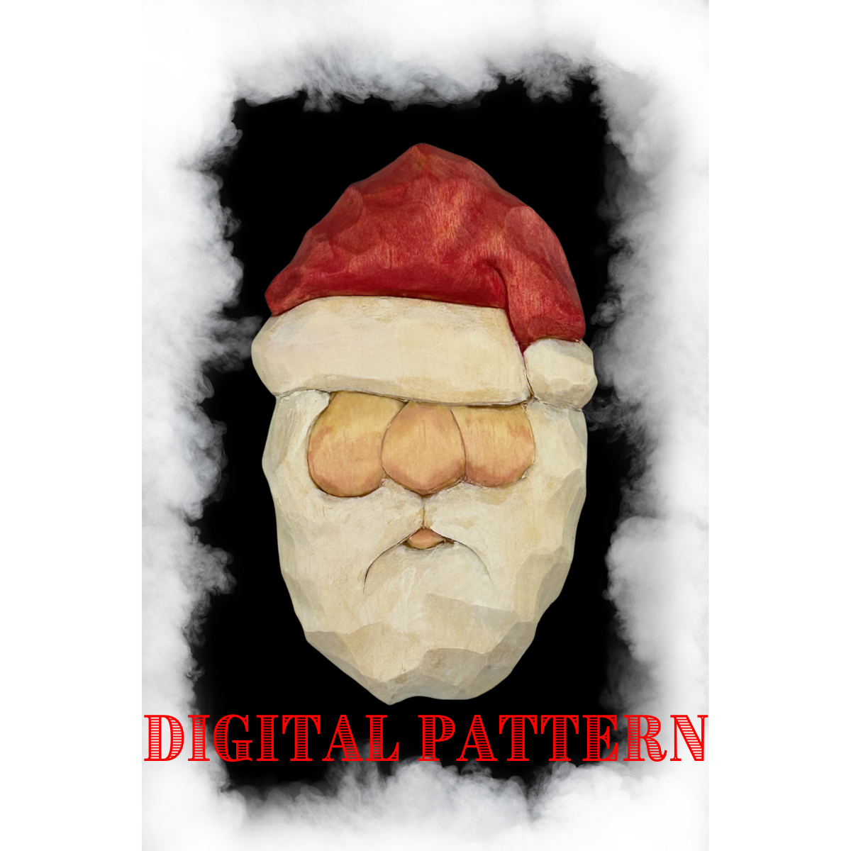 pattern santa woodcarving beginner