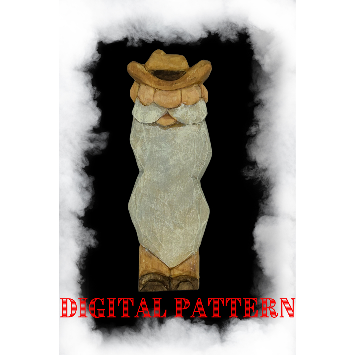 pattern cowboy woodcarving beginner