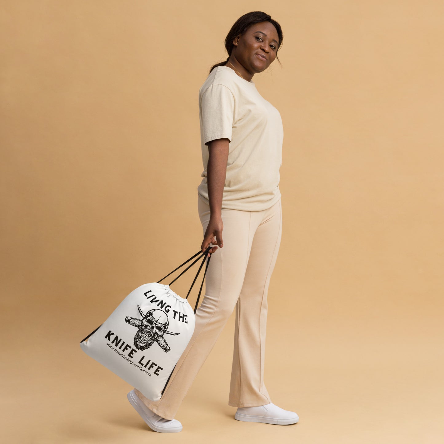 Living the Knife Life - Drawstring bag