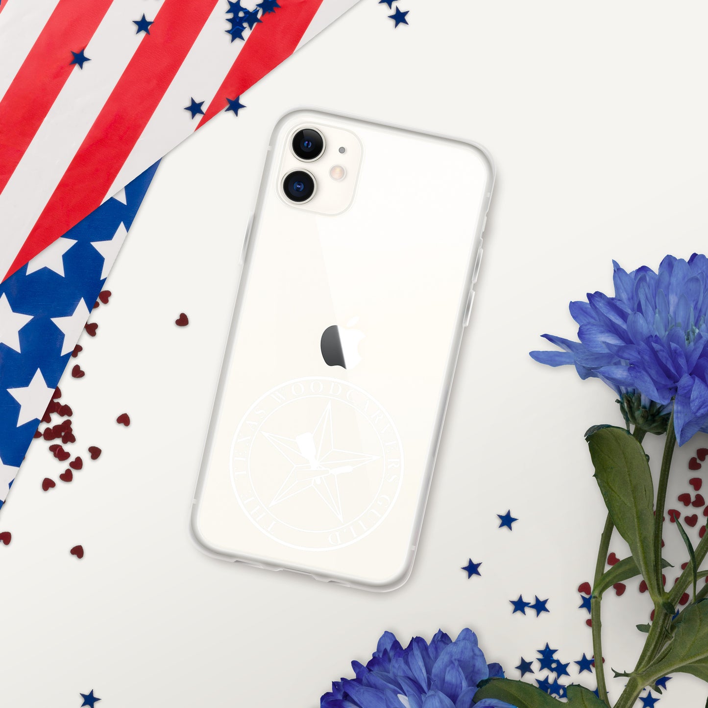 TWG White Logo Clear Case for iPhone®