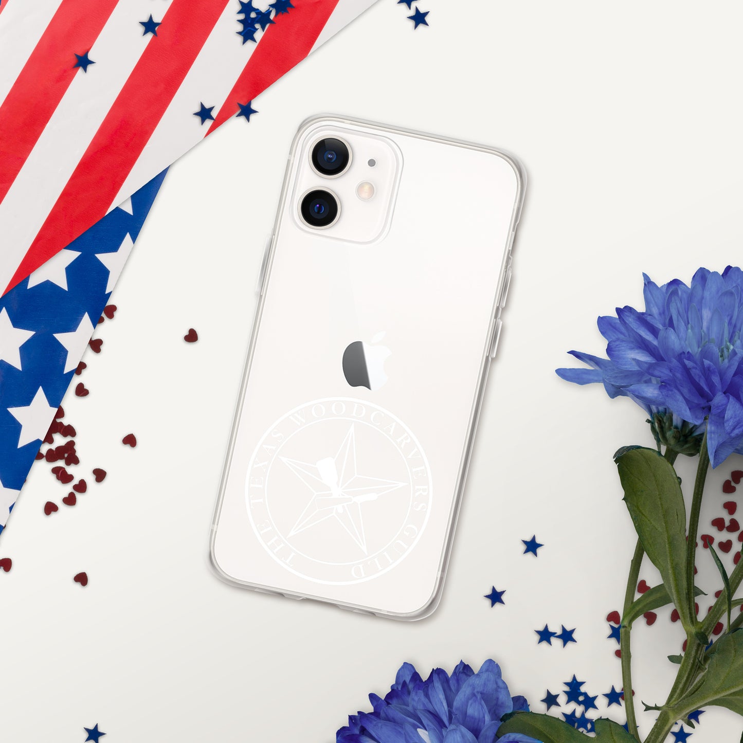TWG White Logo Clear Case for iPhone®