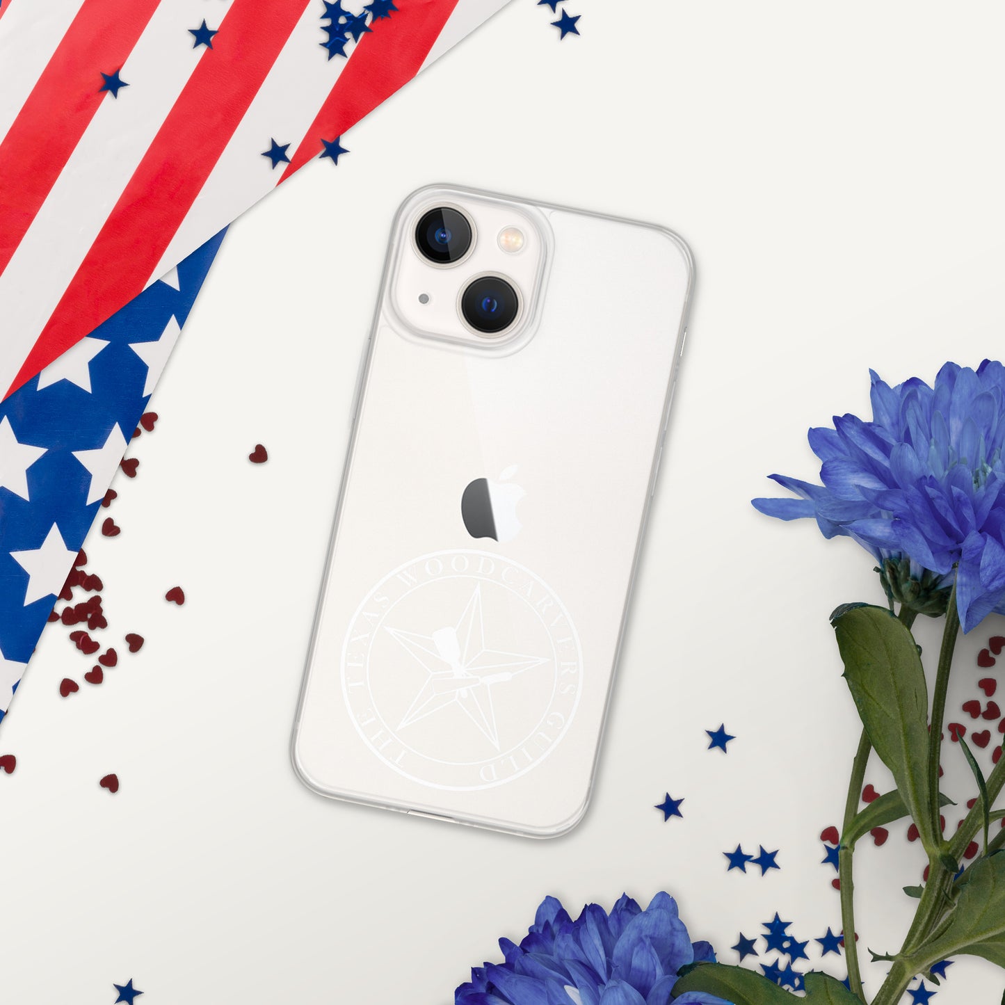 TWG White Logo Clear Case for iPhone®