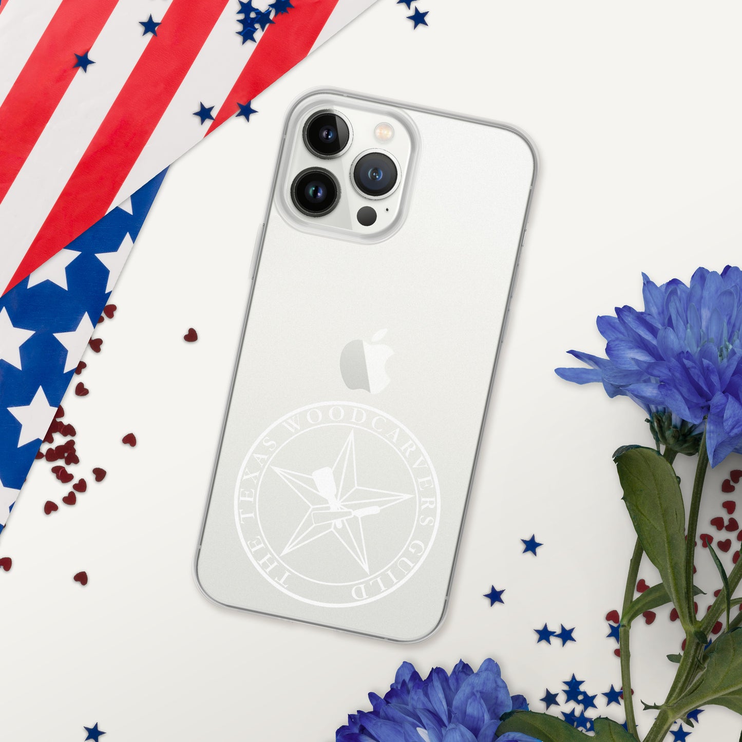 TWG White Logo Clear Case for iPhone®