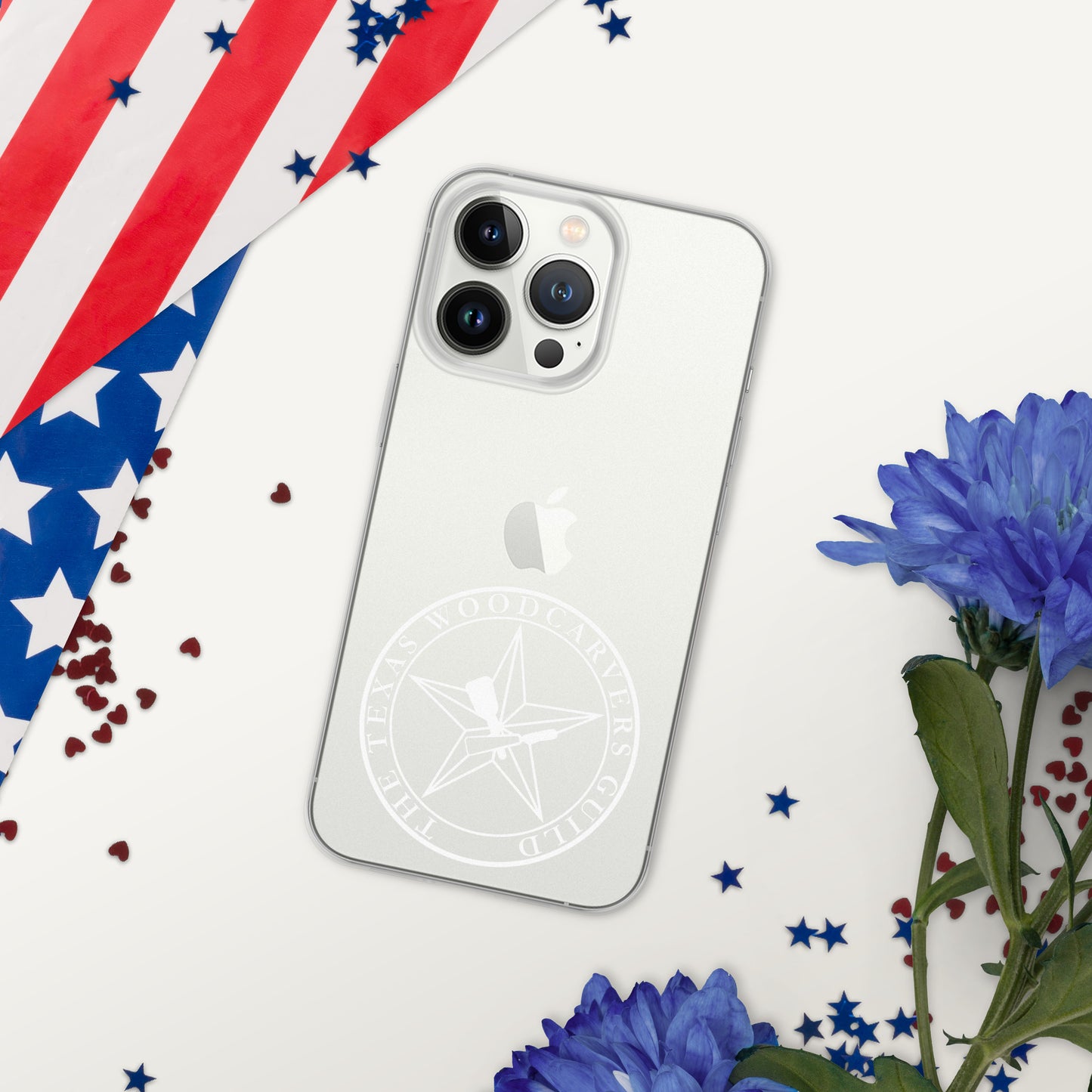 TWG White Logo Clear Case for iPhone®