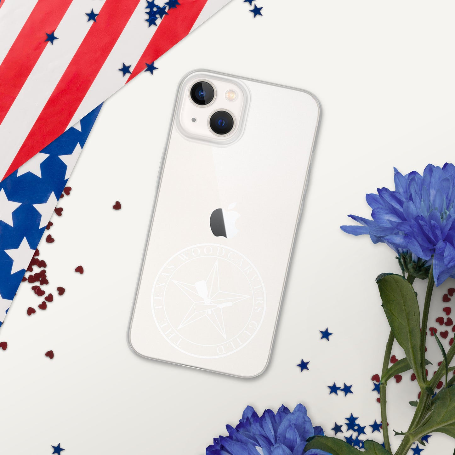 TWG White Logo Clear Case for iPhone®