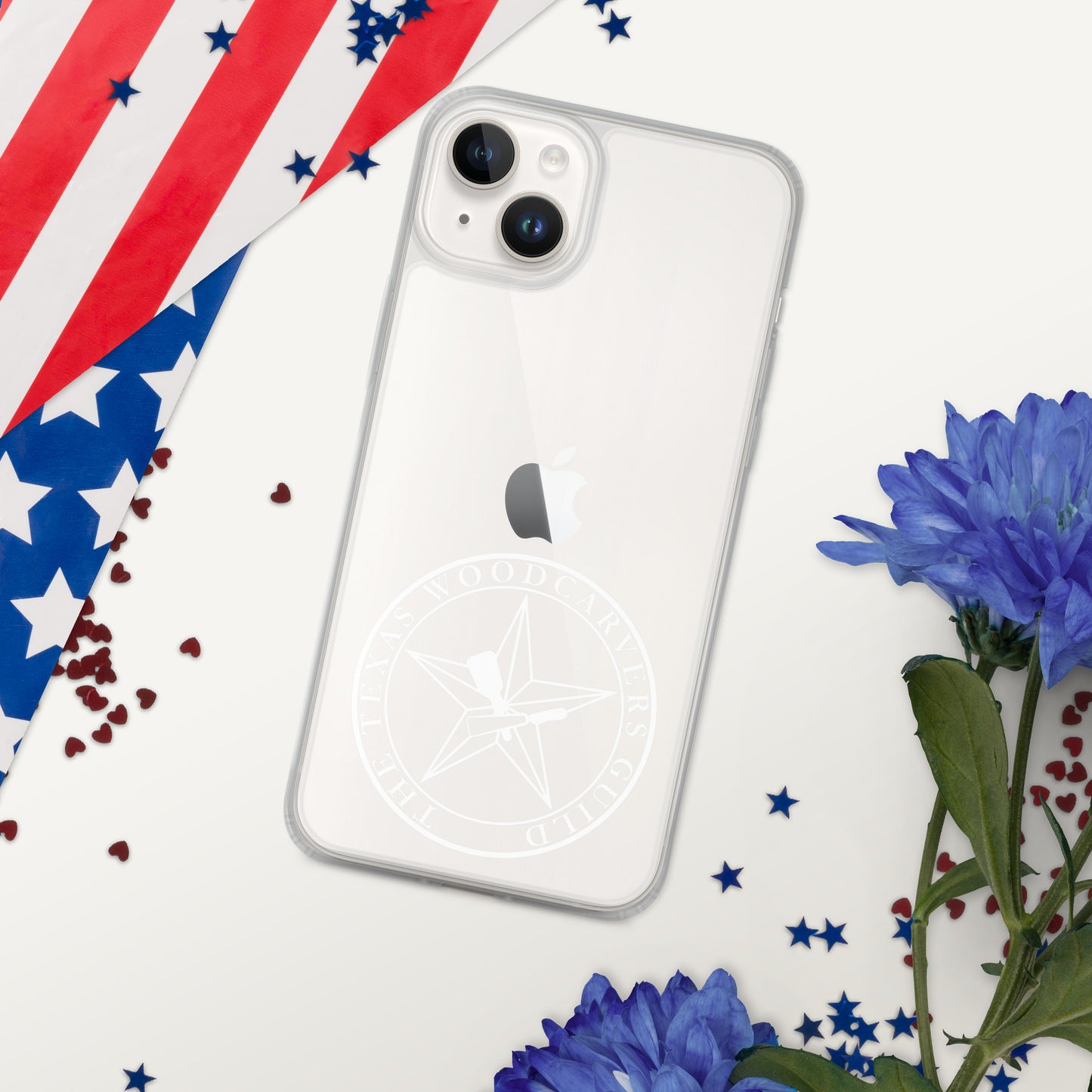 TWG White Logo Clear Case for iPhone®