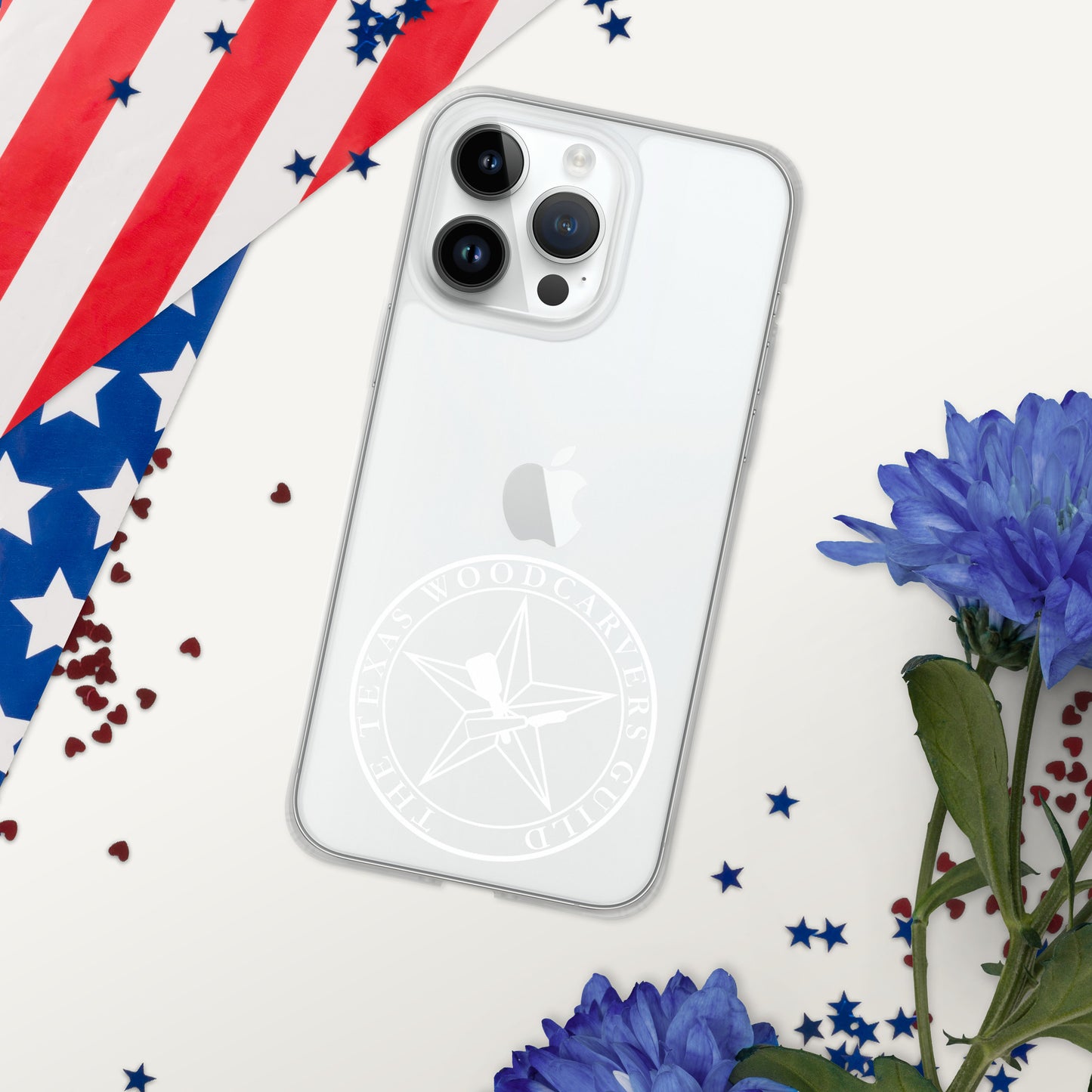 TWG White Logo Clear Case for iPhone®
