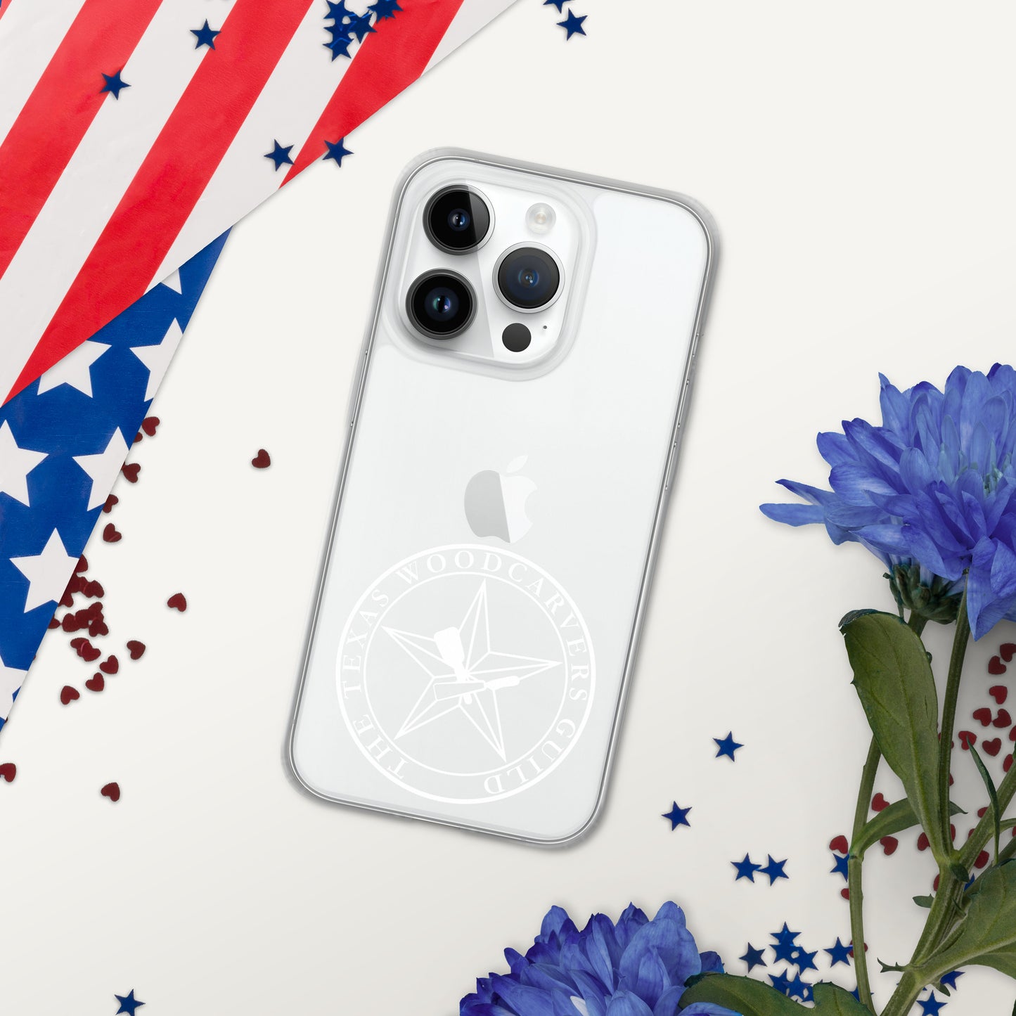 TWG White Logo Clear Case for iPhone®