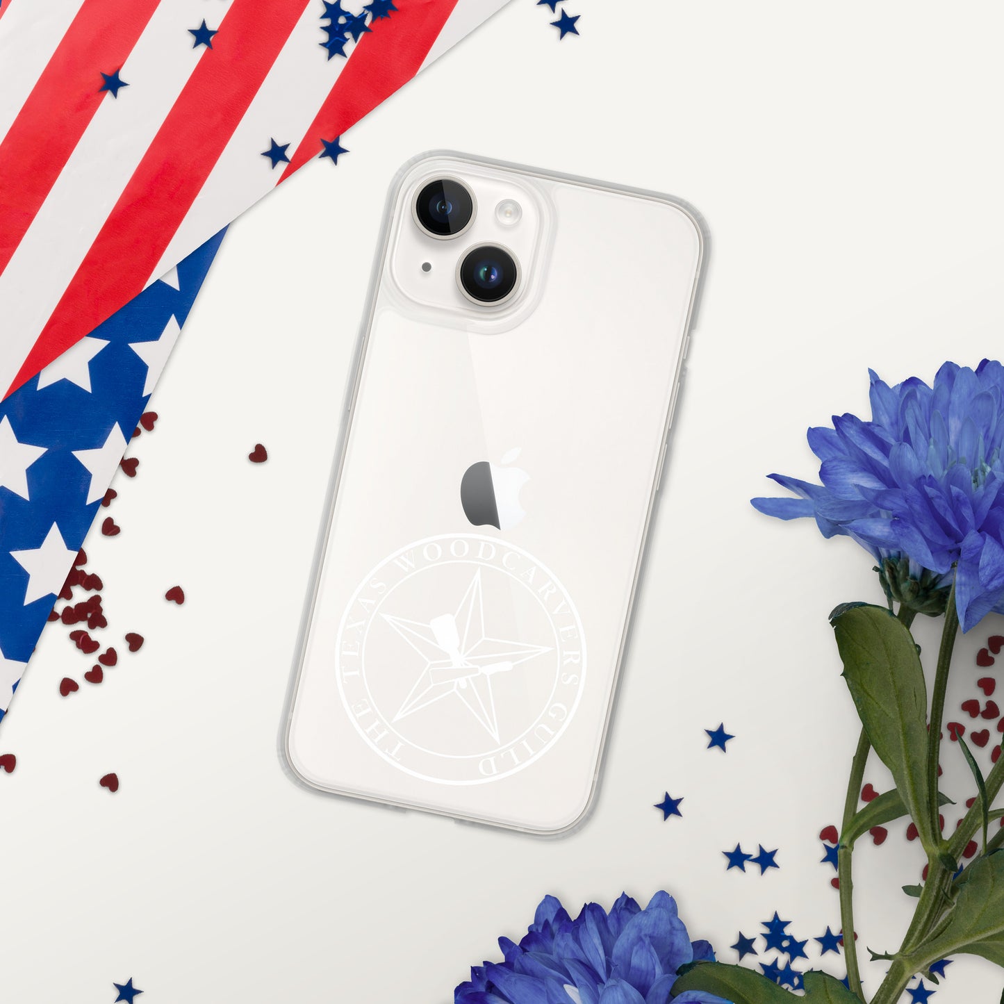 TWG White Logo Clear Case for iPhone®