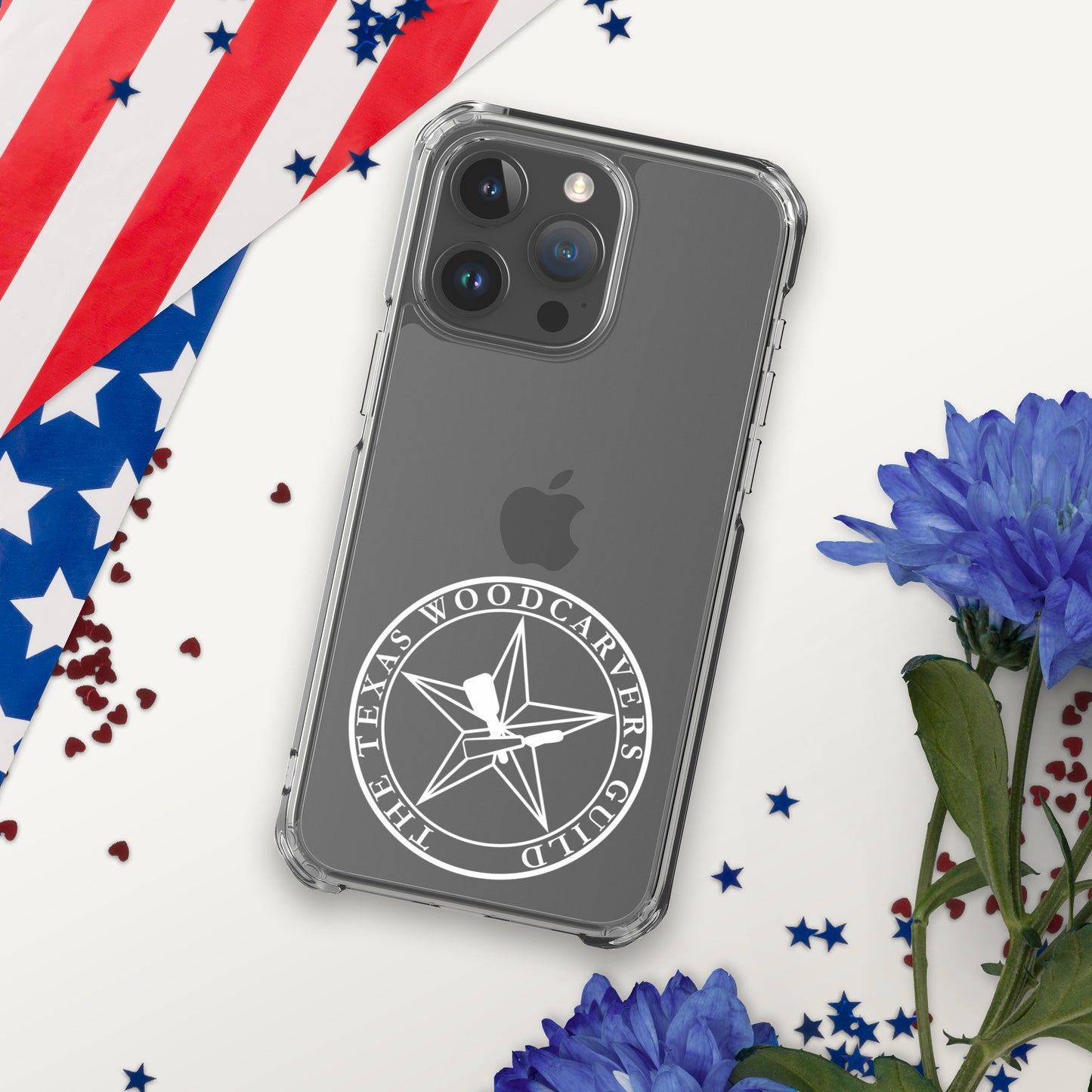 TWG White Logo Clear Case for iPhone®