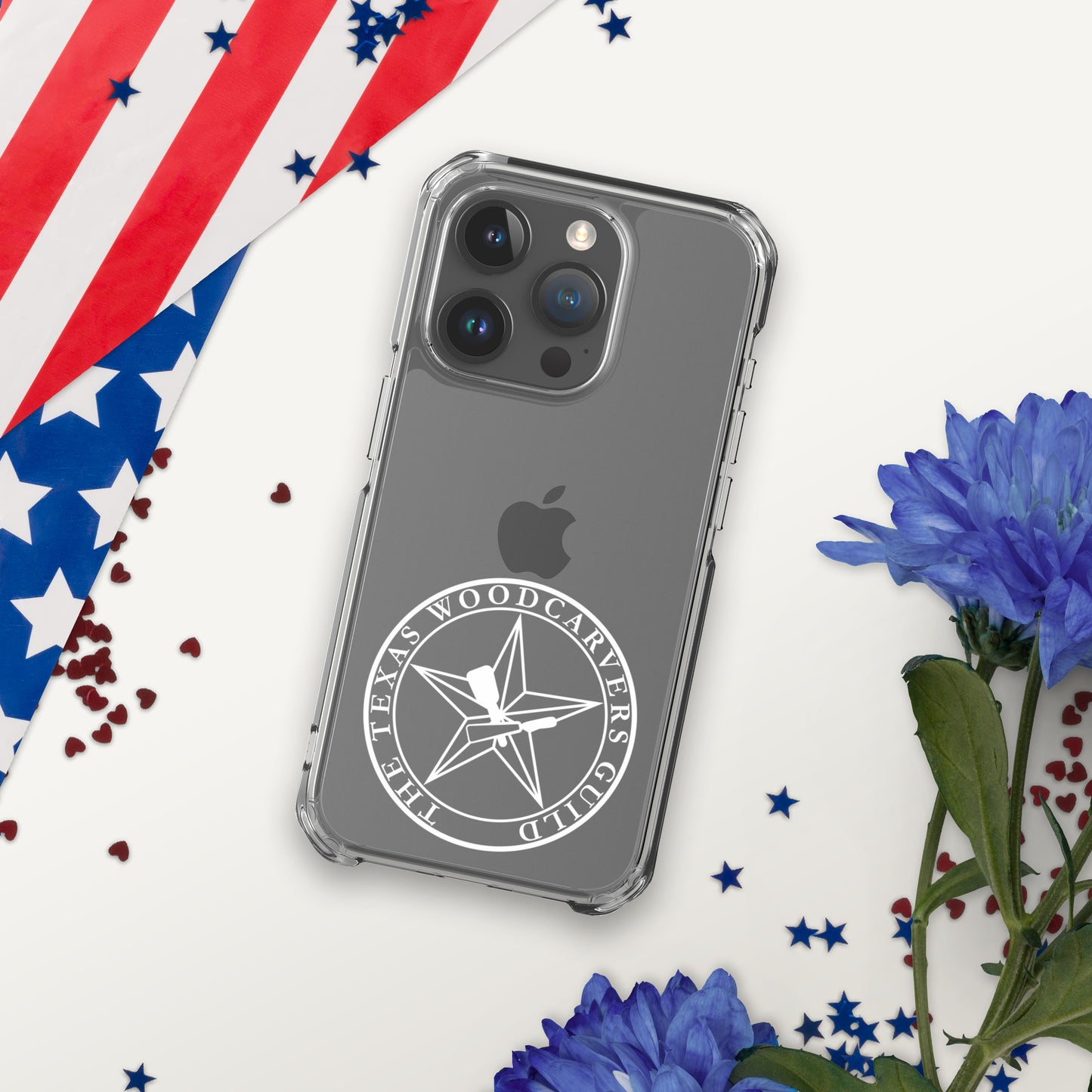 TWG White Logo Clear Case for iPhone®