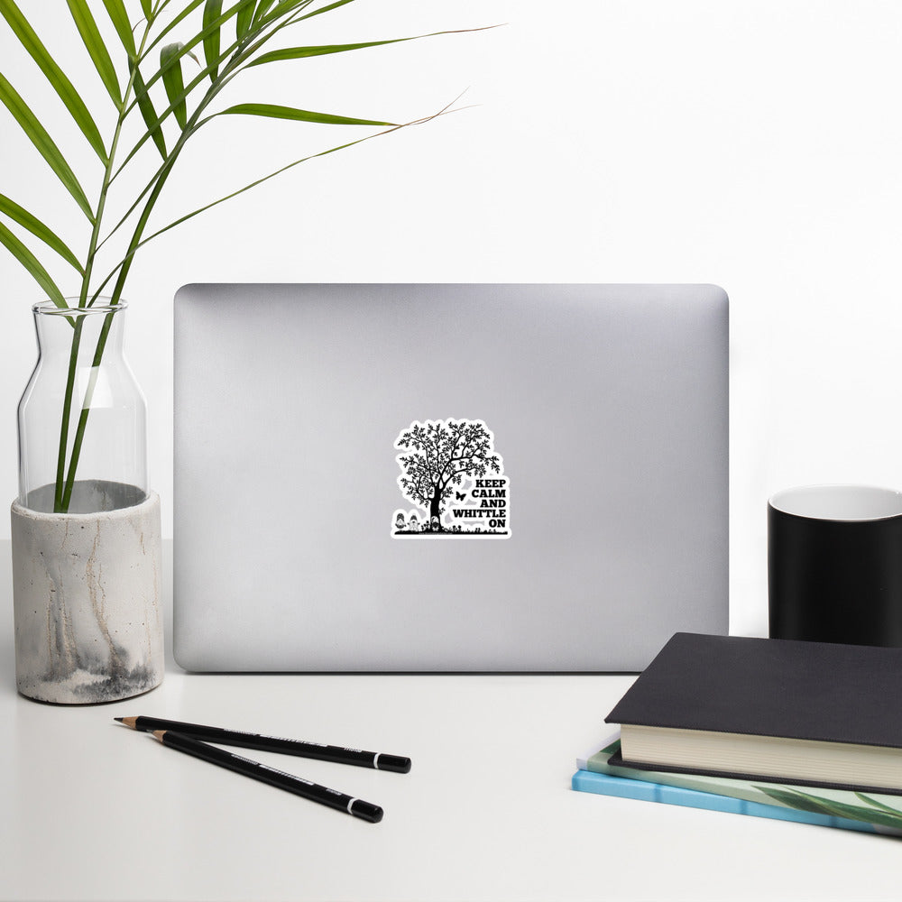 Keep Calm Bubble-free stickers