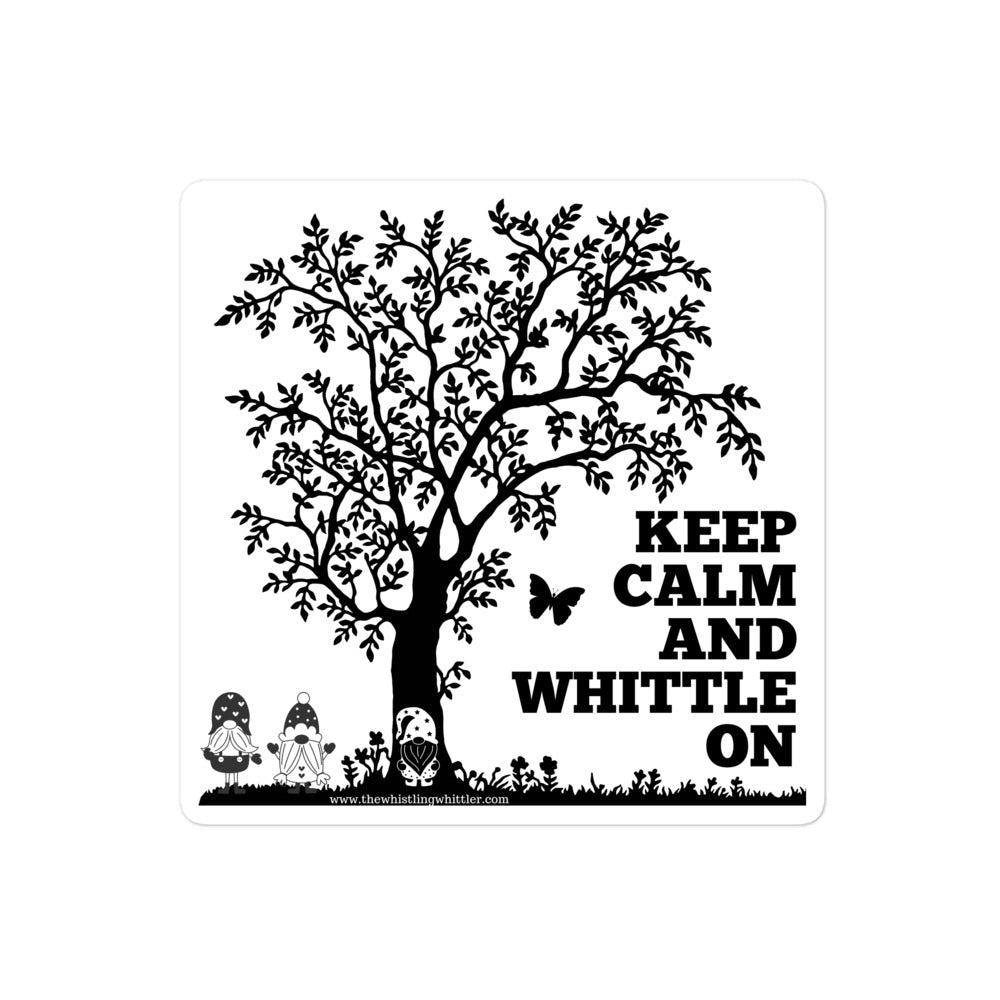 Keep Calm Bubble-free stickers