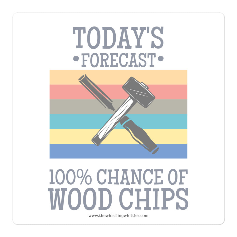 Today's Forecast Bubble-free stickers