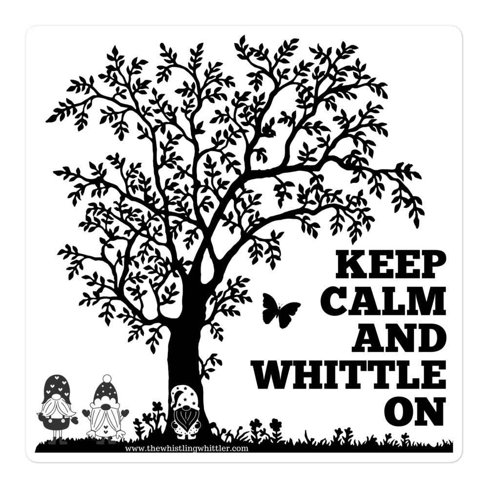 Keep Calm Bubble-free stickers