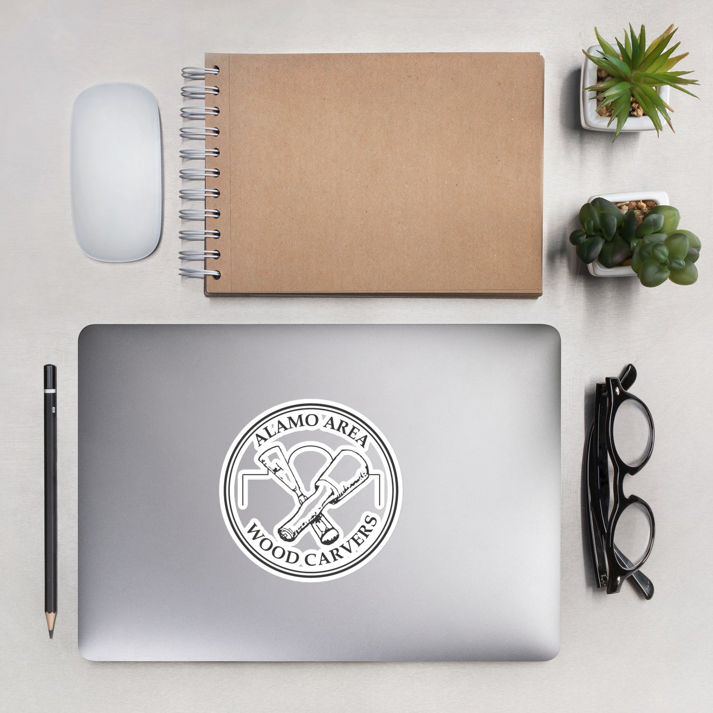 AAWC Logo Bubble-free stickers