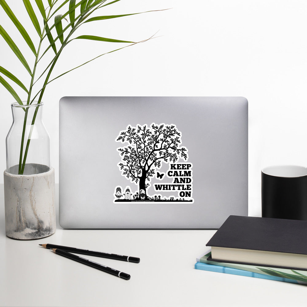 Keep Calm Bubble-free stickers