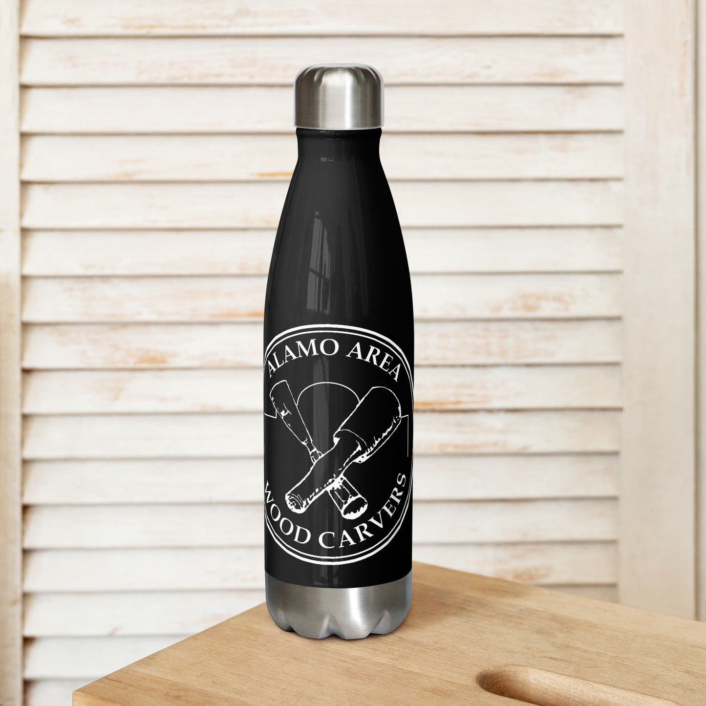 AAWC Logo Stainless steel water bottle