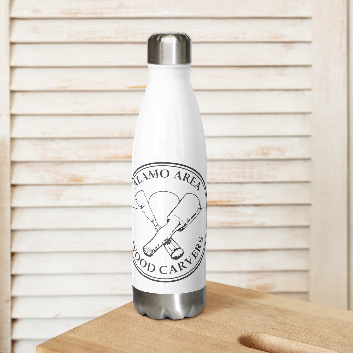 AAWC Logo Stainless steel water bottle