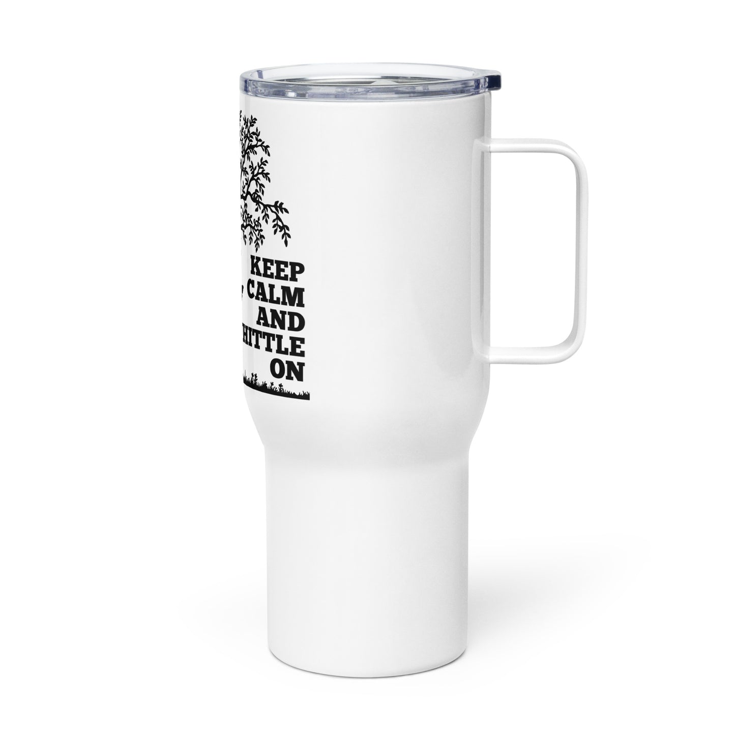 Keep Calm Travel mug with a handle