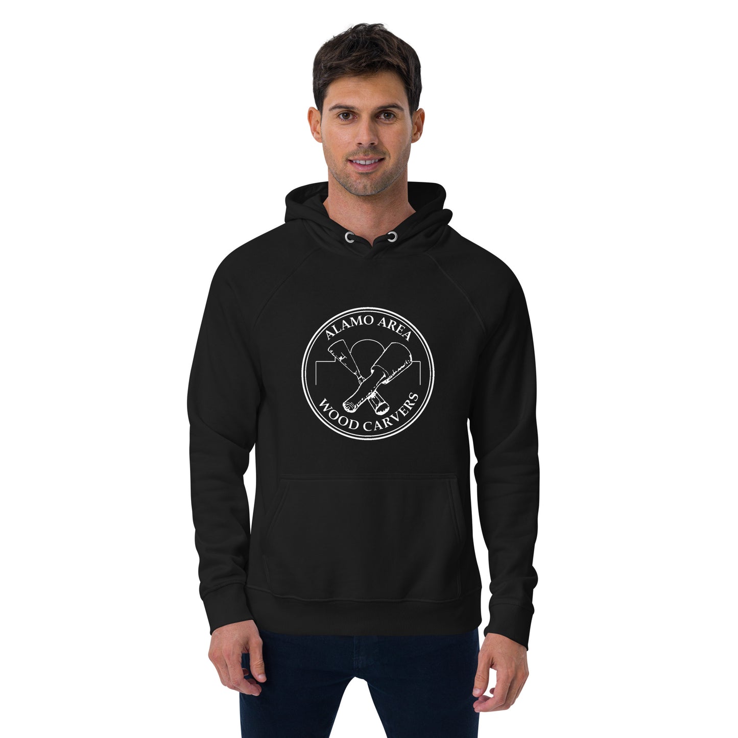 AAWC Standard Logo Unisex eco raglan hoodie