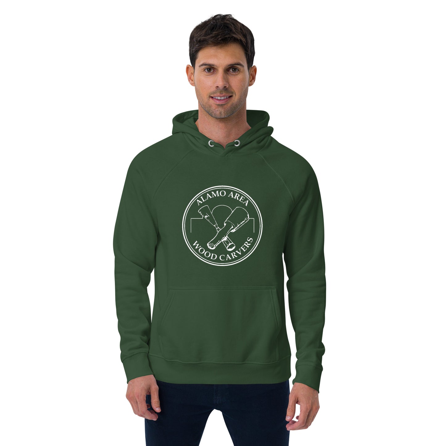 AAWC Standard Logo Unisex eco raglan hoodie