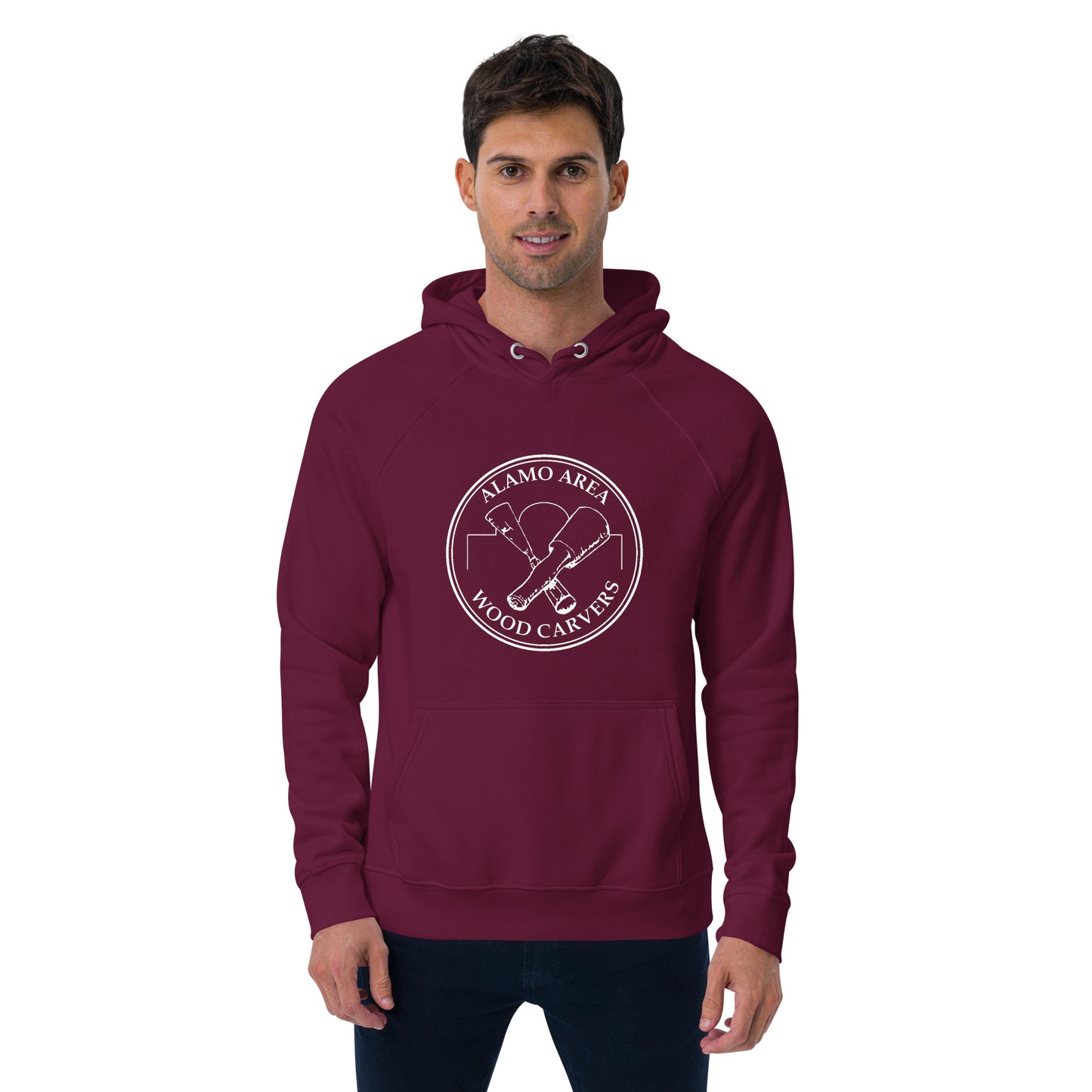 AAWC Standard Logo Unisex eco raglan hoodie
