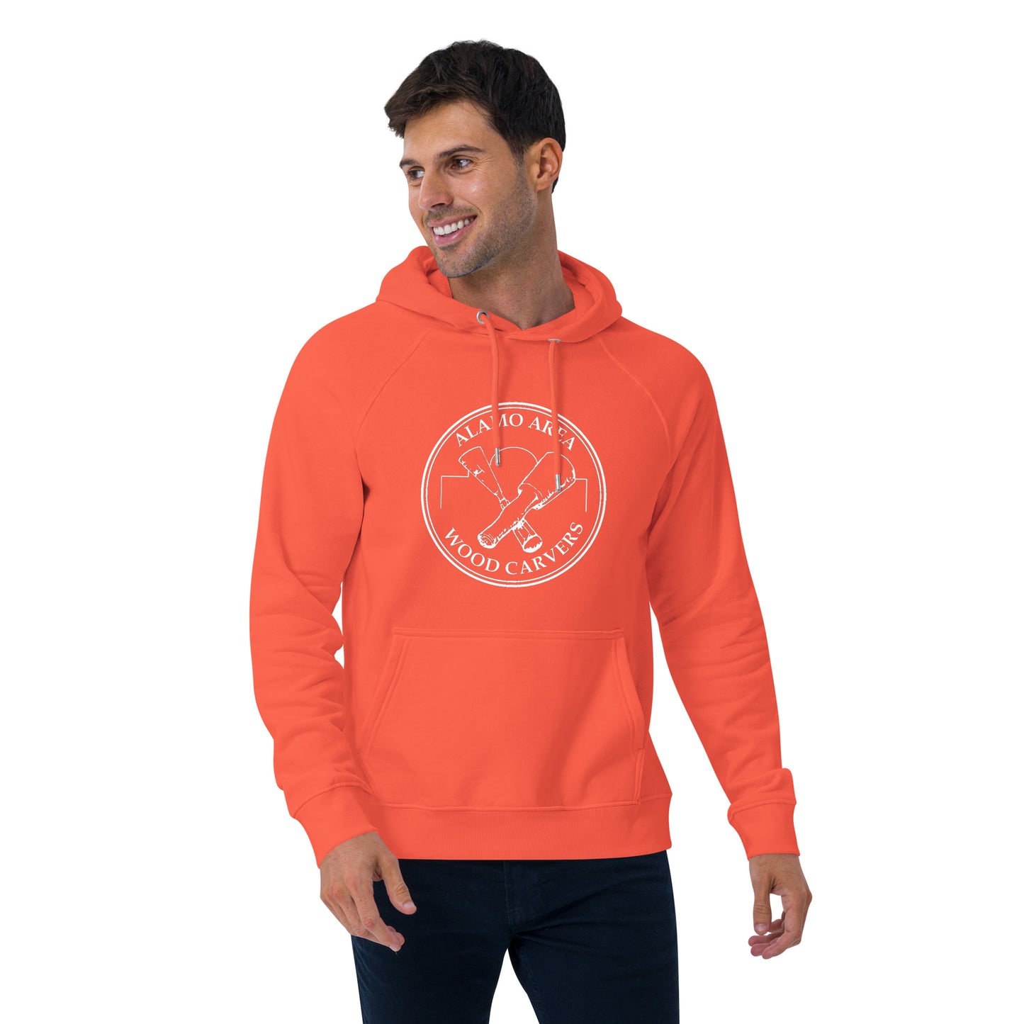 AAWC Standard Logo Unisex eco raglan hoodie