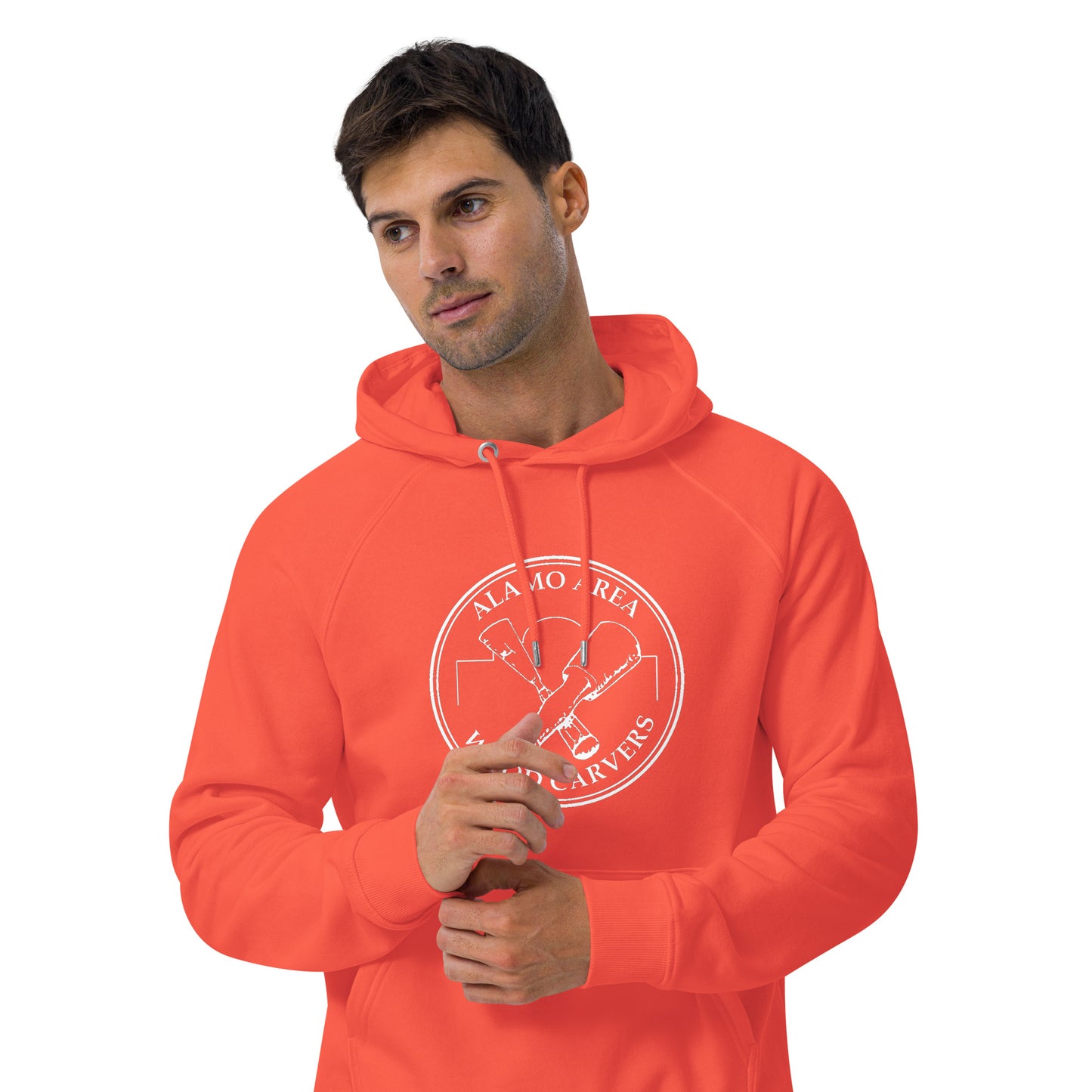 AAWC Standard Logo Unisex eco raglan hoodie