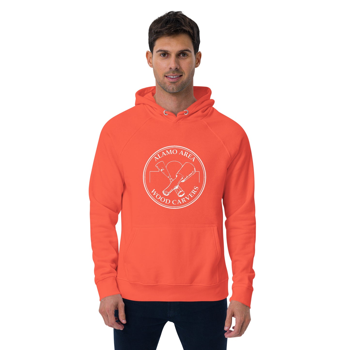 AAWC Standard Logo Unisex eco raglan hoodie