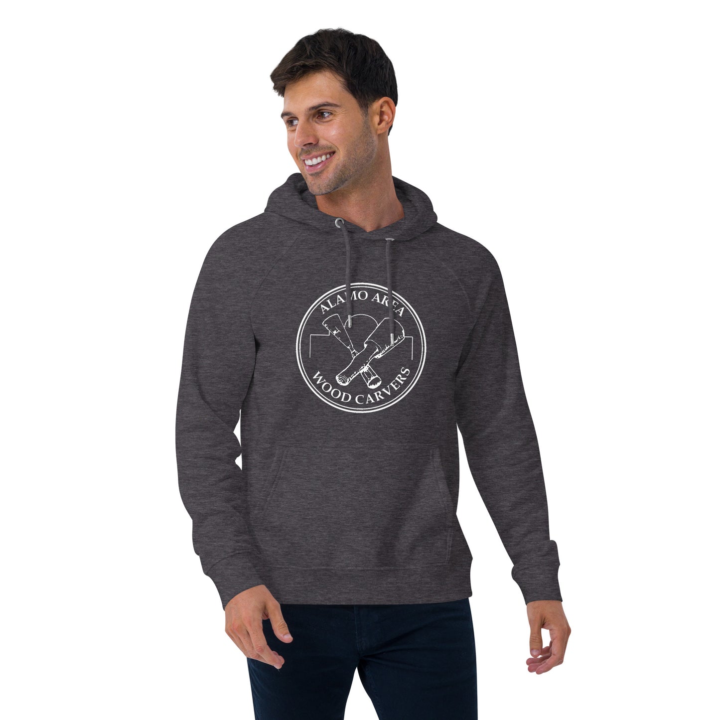 AAWC Standard Logo Unisex eco raglan hoodie