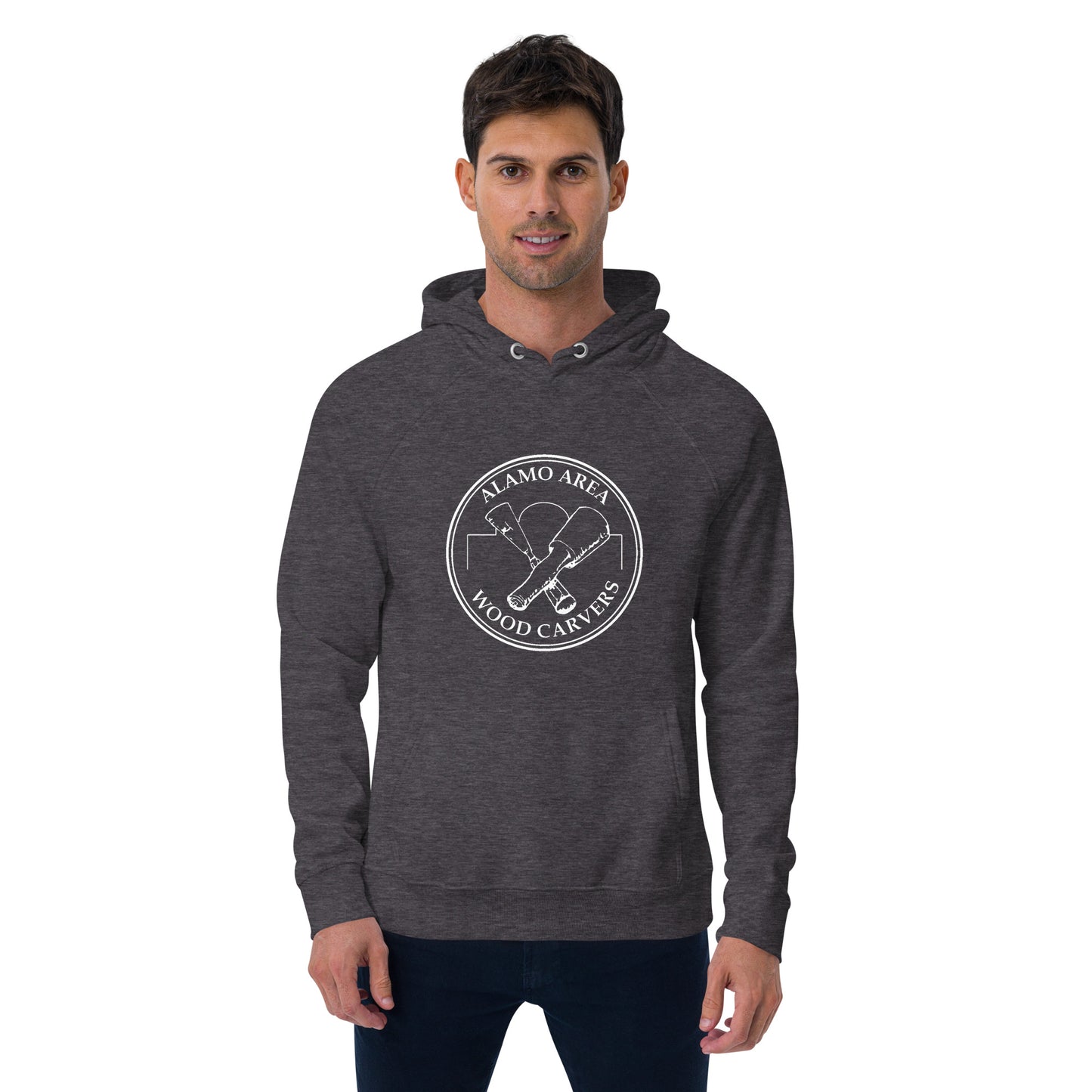 AAWC Standard Logo Unisex eco raglan hoodie