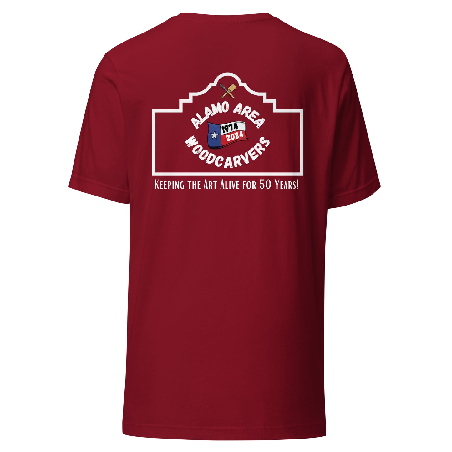 AAWC 50th Anniversary Logo Unisex t-shirt