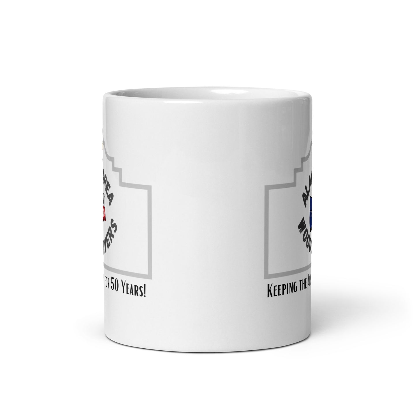 AAWC White glossy mug