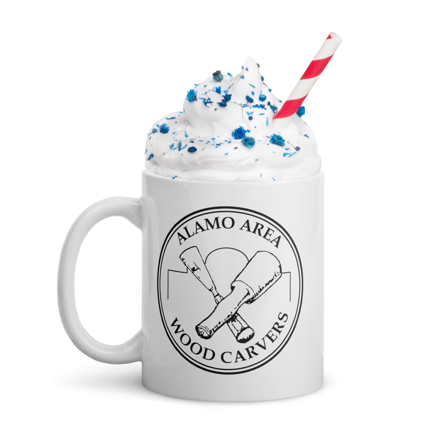 AAWC Logo White glossy mug