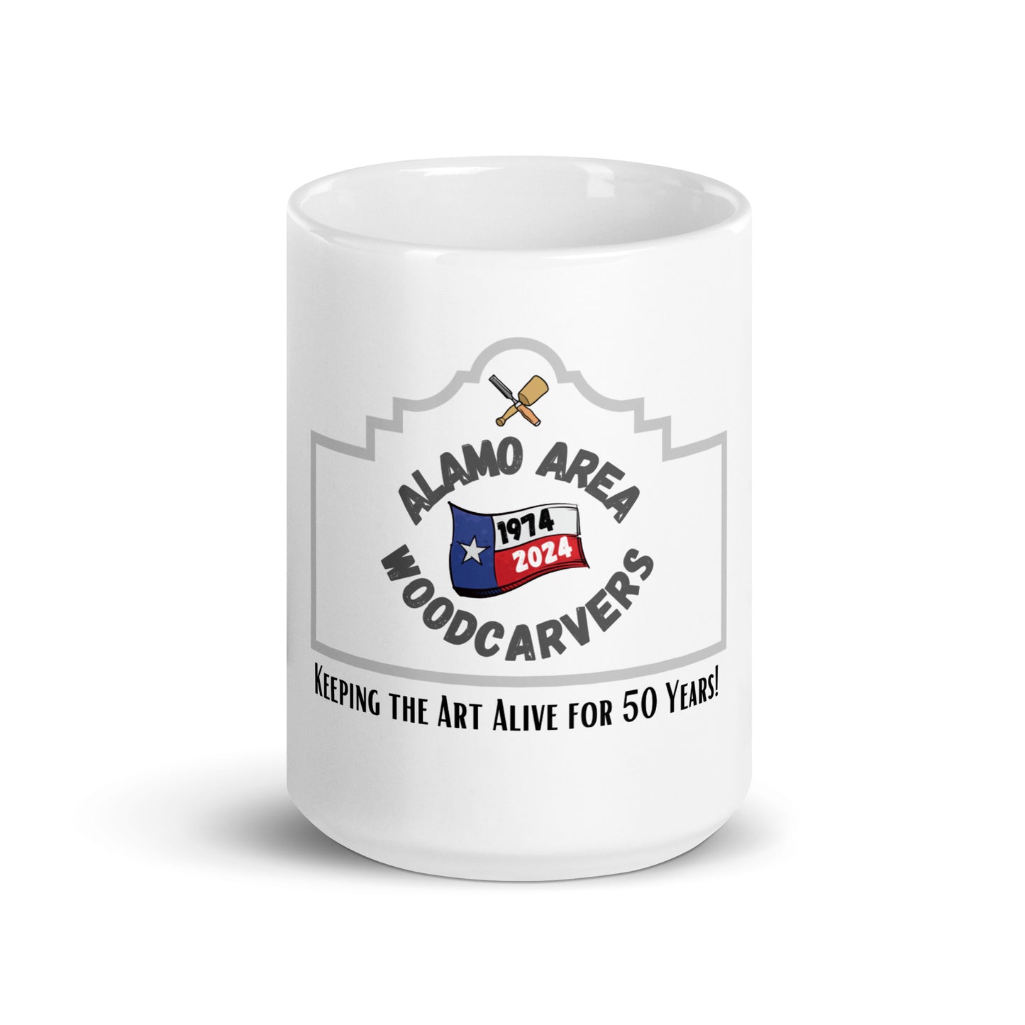 AAWC White glossy mug