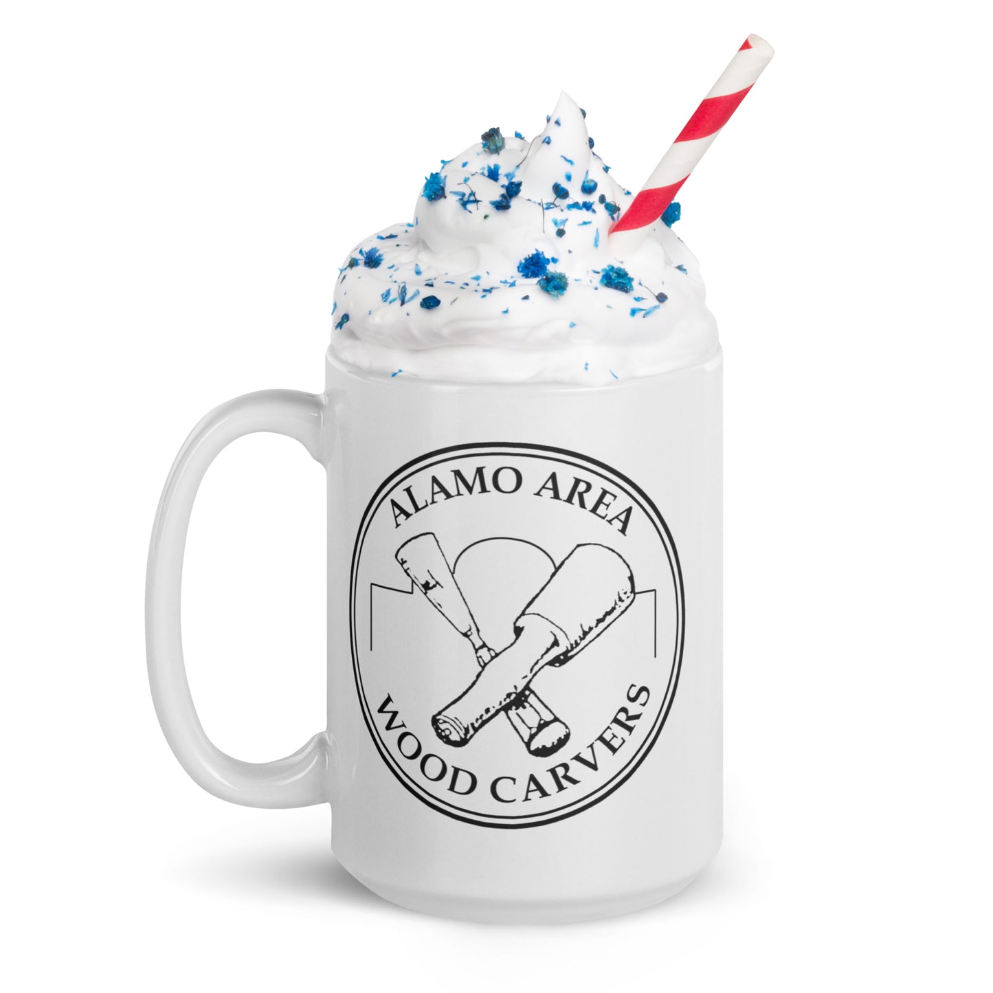 AAWC Logo White glossy mug