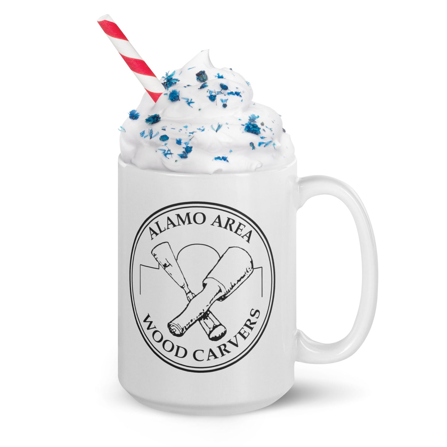 AAWC Logo White glossy mug