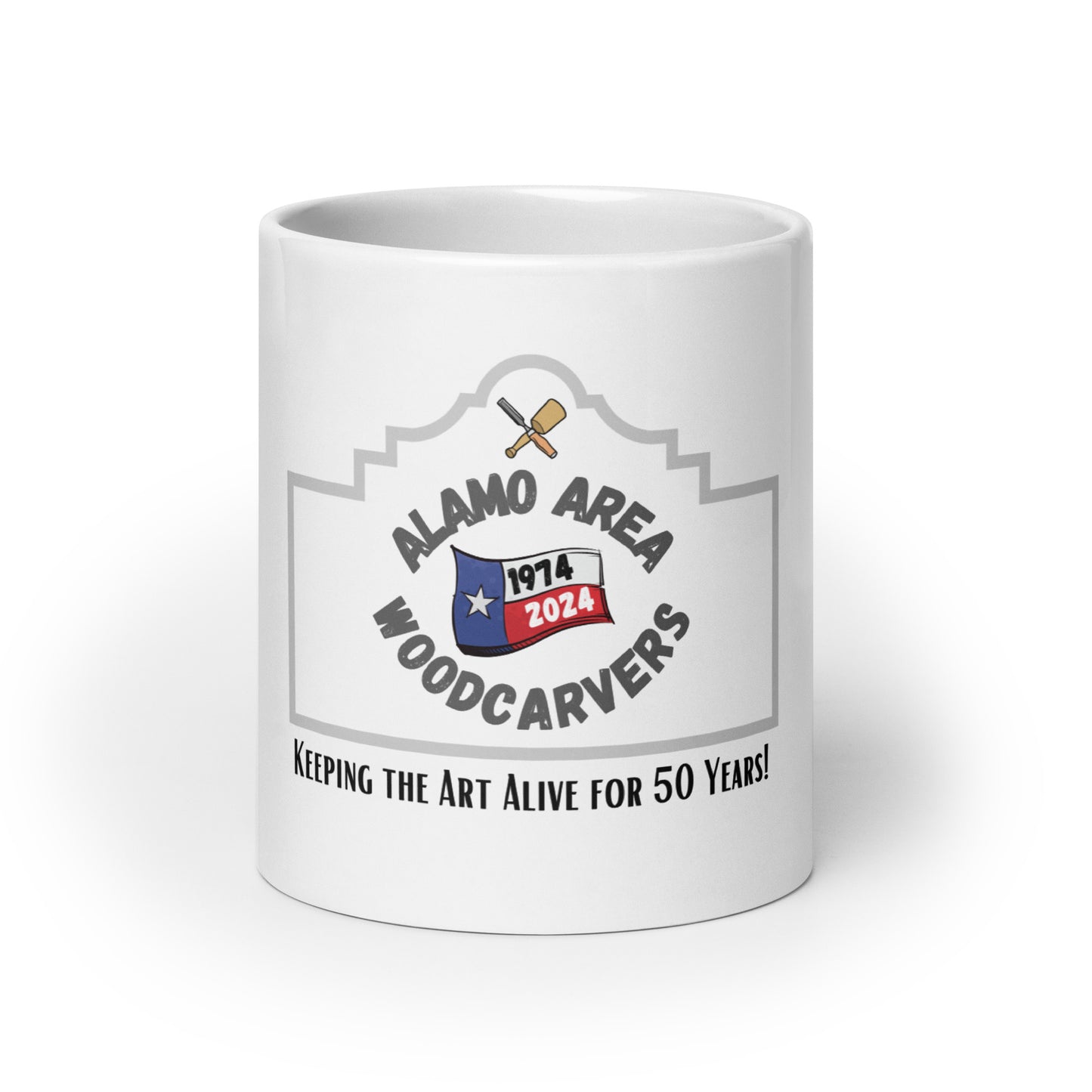 AAWC White glossy mug