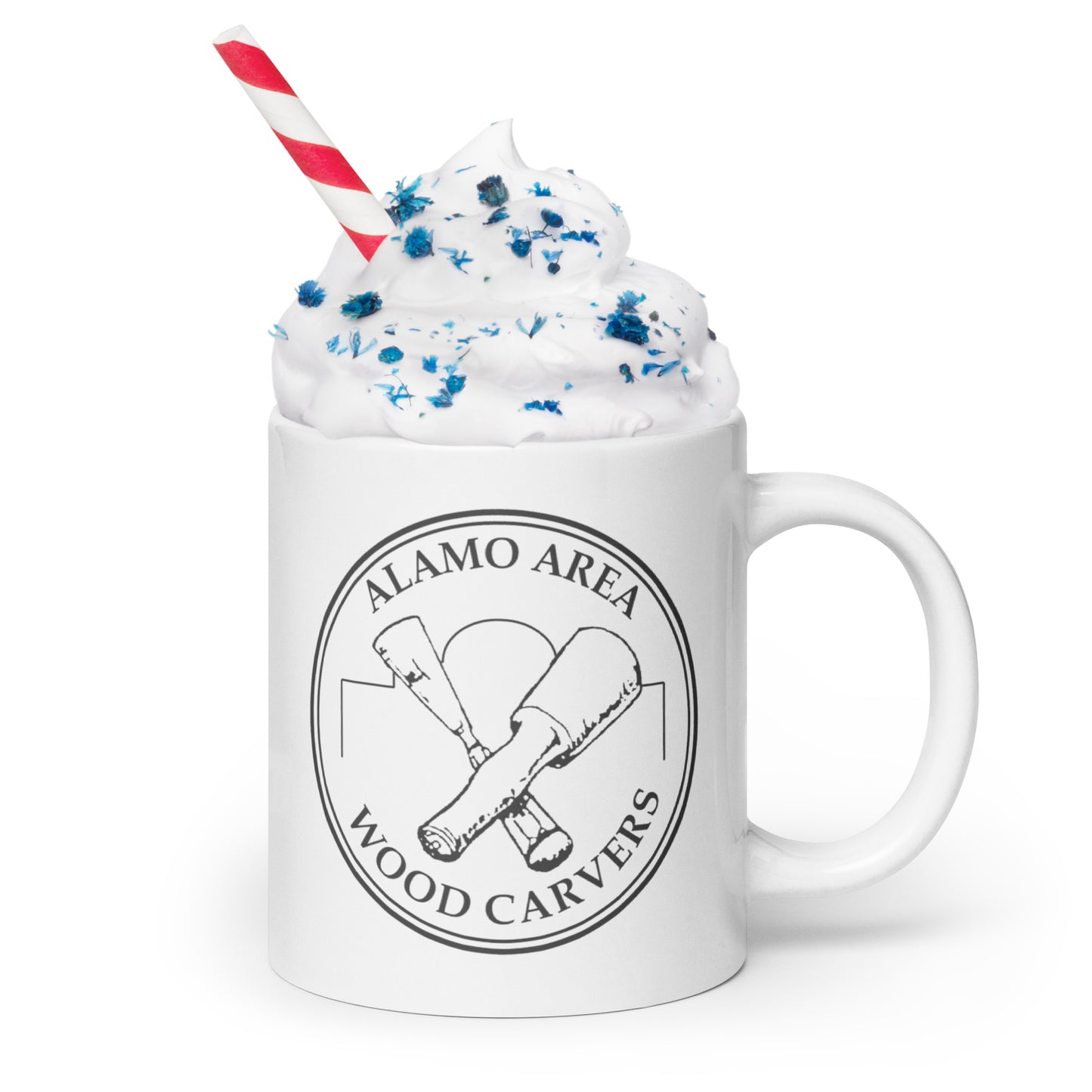 AAWC Logo White glossy mug