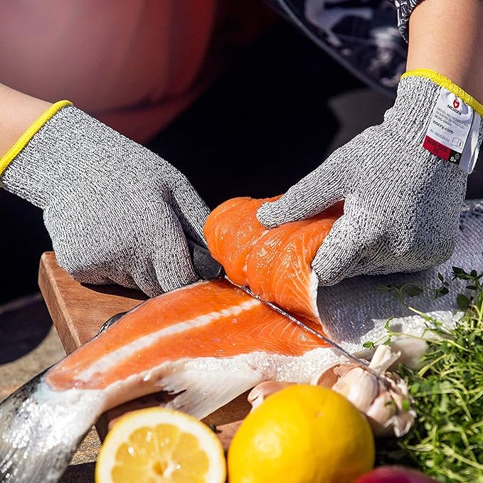 NoCry Cut Resistant Gloves for Kids, XXS (4-7 Years) - High Performance Level 5 Protection, Food Grade. Free Ebook Included!