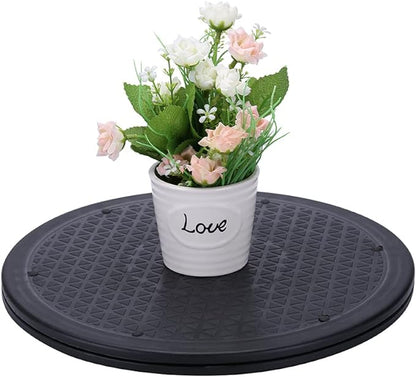 12 Inch Heavy Duty Rotating Swivel Steel Ball Bearings Stand Monitor/TV/Turntable/Lazy